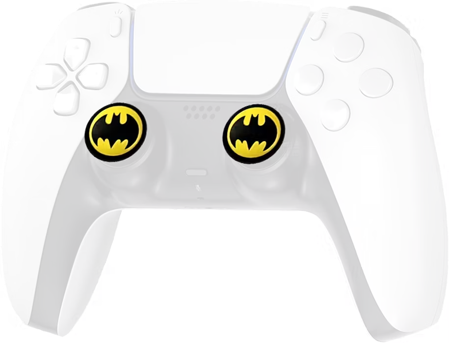 Deadskull Batman Yellow Thumb Grips lifestyle image